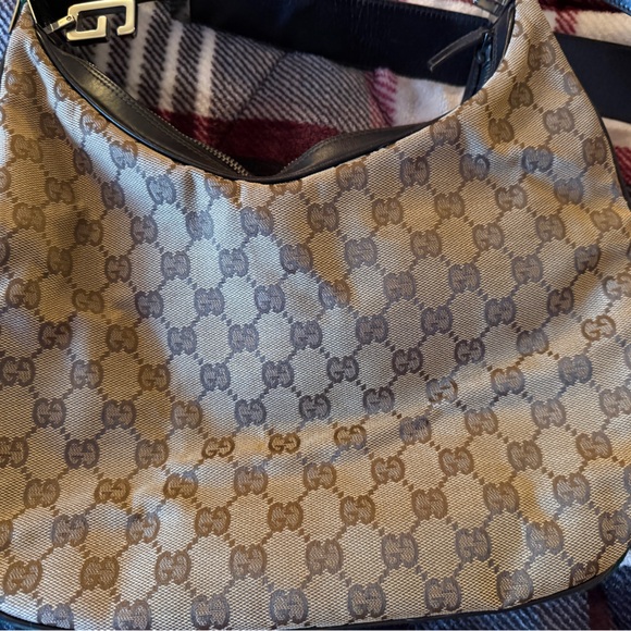 Gucci GG Supreme Web Attache Large Shoulder Bag - Picture 6 of 9